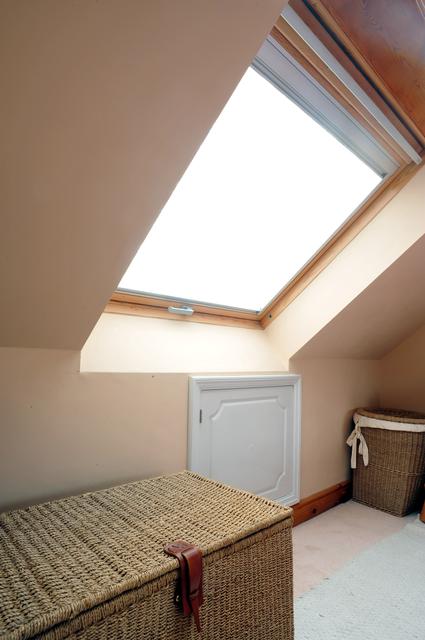 access panel in loft conversion below velux windows 